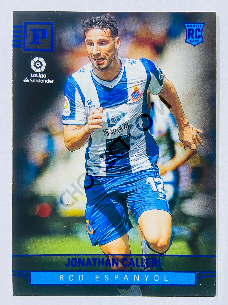 Jonathan Calleri - RCD Espanyol 2019-20 Panini Chronicles Panini Blue Parallel RC Rookie #438