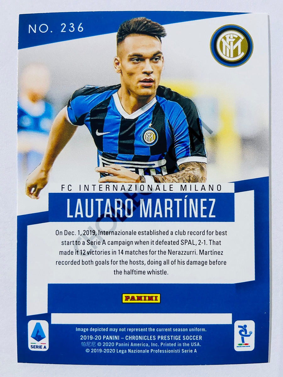Lautaro Martinez - FC Internazionale Milano 2019-20 Panini Chronicles Prestige #236