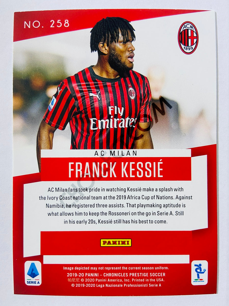 Franck Kessie - AC Milan 2019-20 Panini Chronicles Prestige RC Rookie #258