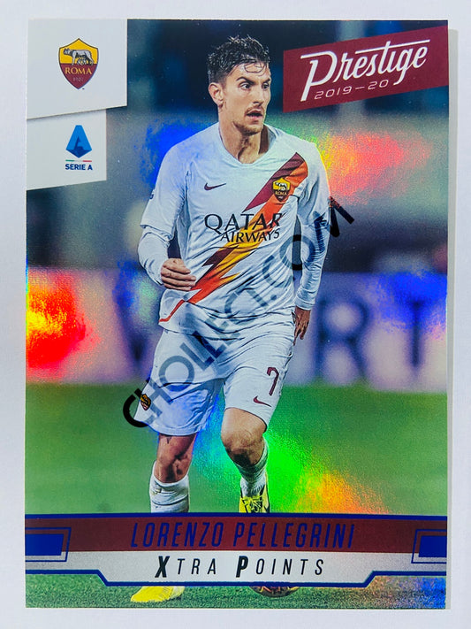 Lorenzo Pellegrini - AS Roma 2019-20 Panini Chronicles Prestige Blue Xtra Points Parallel #274