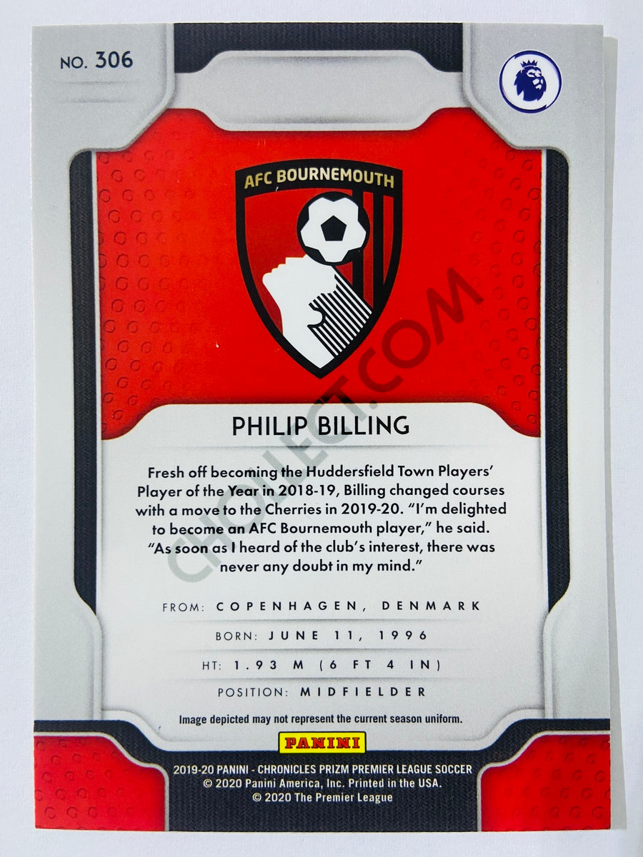 Philip Billing - AFC Bournemouth 2019-20 Panini Chronicles Prizm RC Rookie #308
