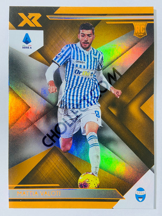 Mattia Valoti - SPAL 2019-20 Panini Chronicles XR Orange Parallel RC Rookie #18