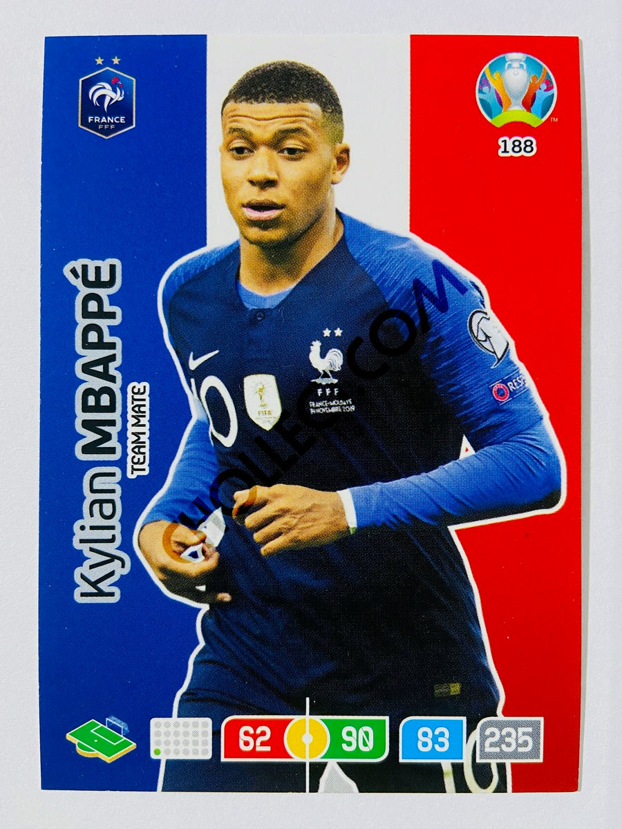 Kylian Mbappe - France 2020 Panini Adrenalyn XL UEFA Euro 2020 Team Mate #188