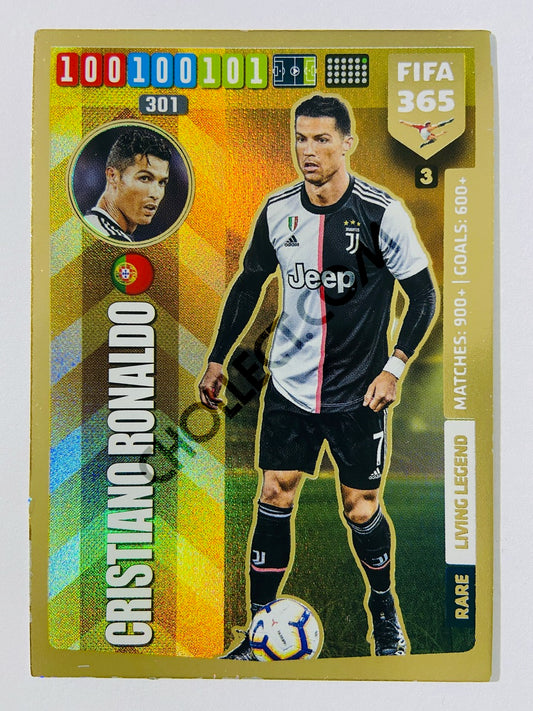 Cristiano Ronaldo - Juventus 2020 Panini Adrenalyn XL FIFA 365 Living Legend #3