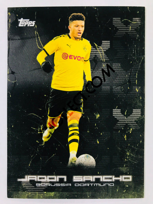 Jadon Sancho 2020 Topps 2020 BVB Borussia Dortmund Soccer Card Rookie #22
