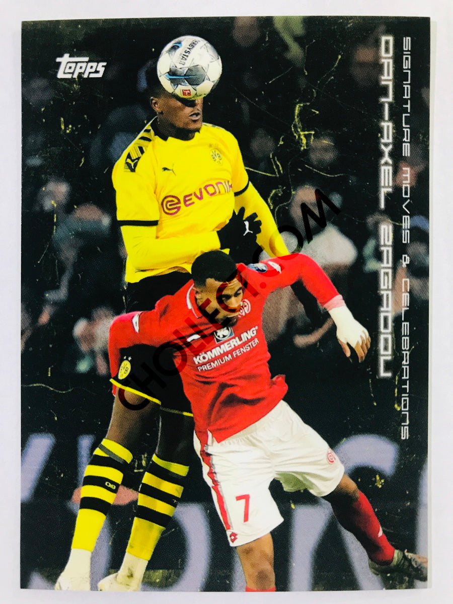 Dan-Axel Zagadou (Signature Moves & Celebrations) 2020 Topps 2020 BVB Borussia Dortmund Soccer Card #28