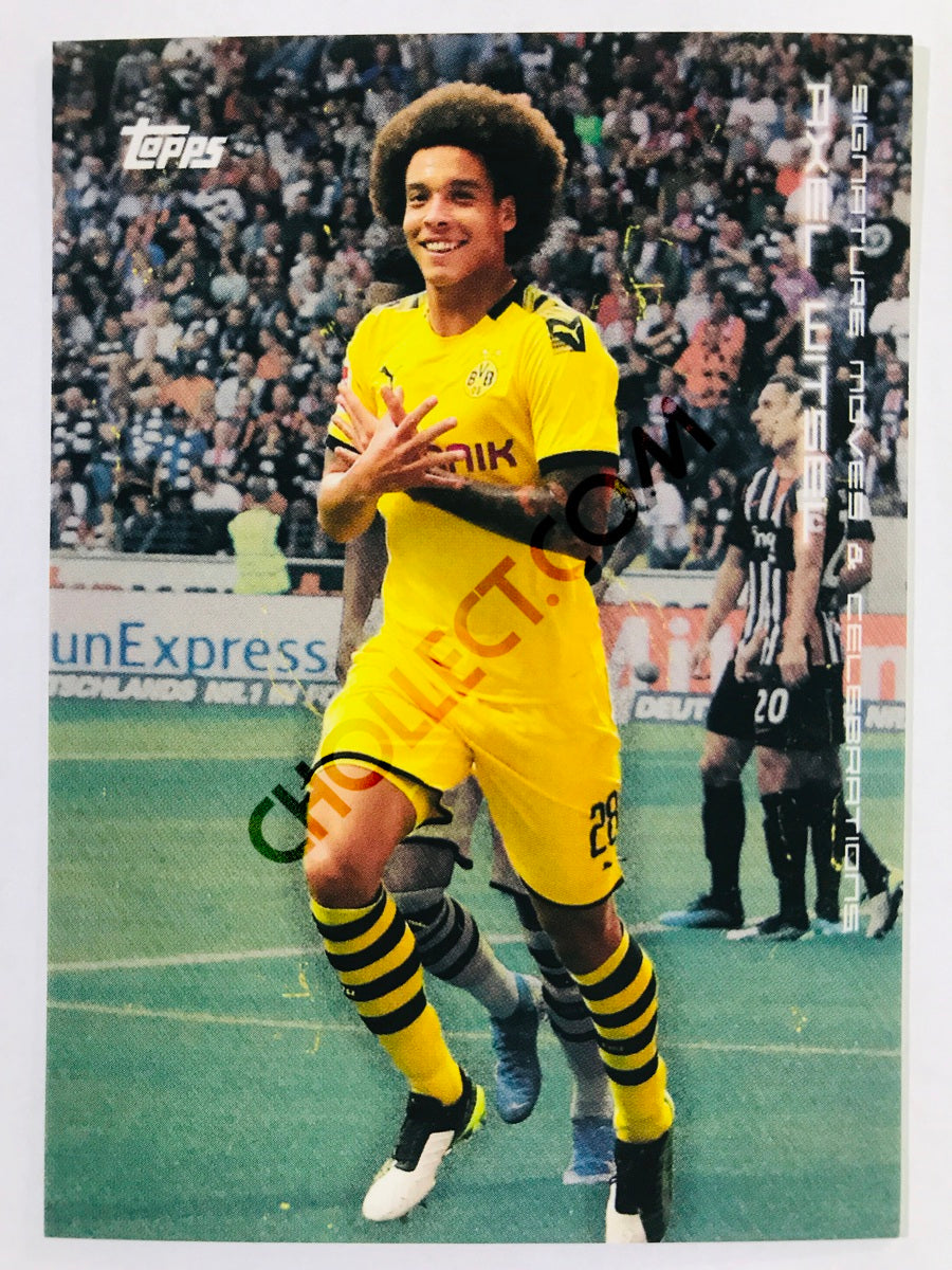 Axel Witsel (Signature Moves & Celebrations) 2020 Topps 2020 BVB Borussia Dortmund Soccer Card #30