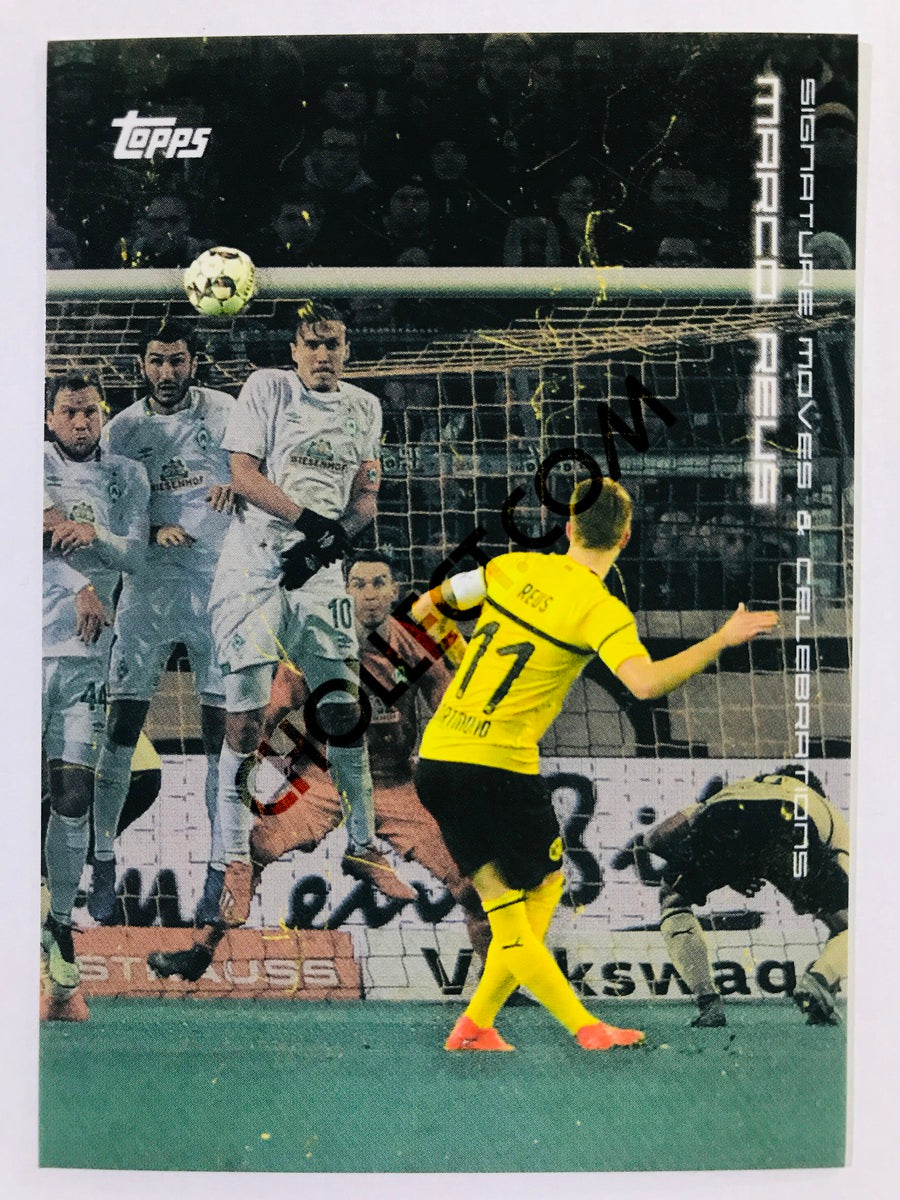 Marco Reus (Signature Moves & Celebrations) 2020 Topps 2020 BVB Borussia Dortmund Soccer Card #32