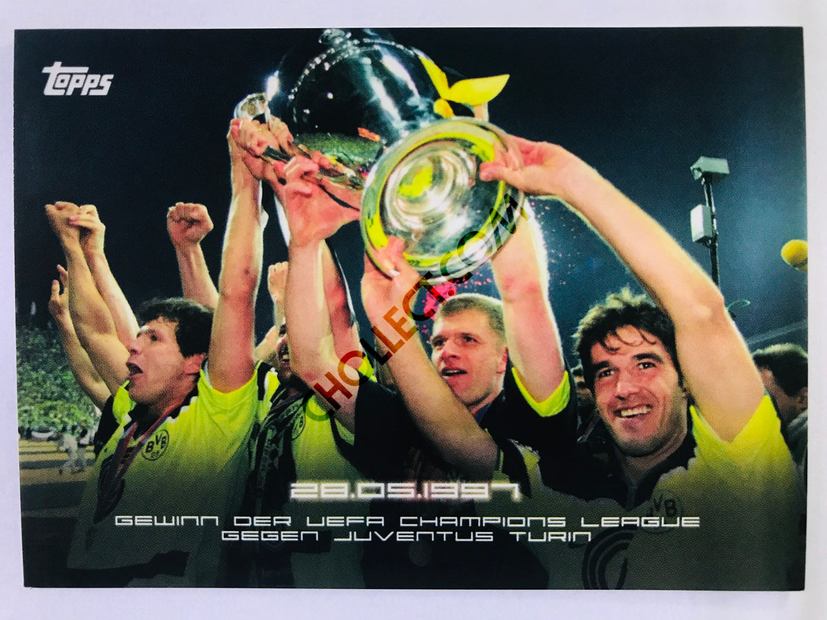Moments: 28.05.1997 - Gewinn der UEFA Champions League gegen Juventus Turin 2020 Topps 2020 BVB Borussia Dortmund Soccer Card #49