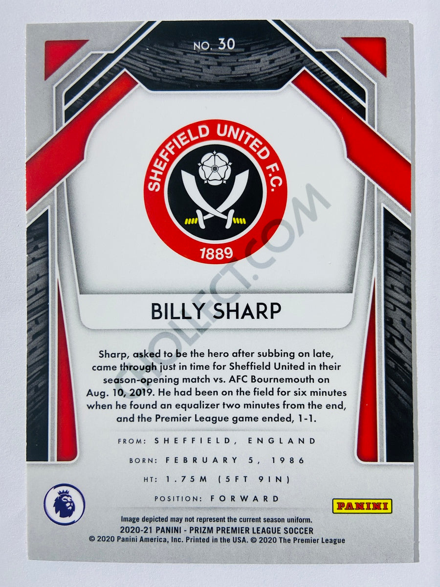 Billy Sharp - Sheffield United 2020-21 Panini Prizm Premier League #30