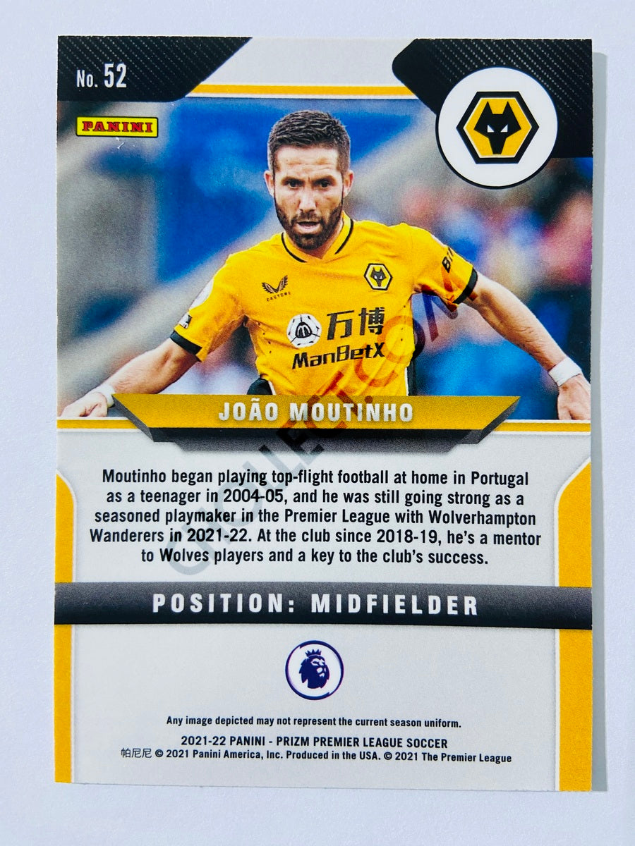 Joao Moutinho - Wolverhampton Wanderers 2021-22 Panini Prizm Premier League #52