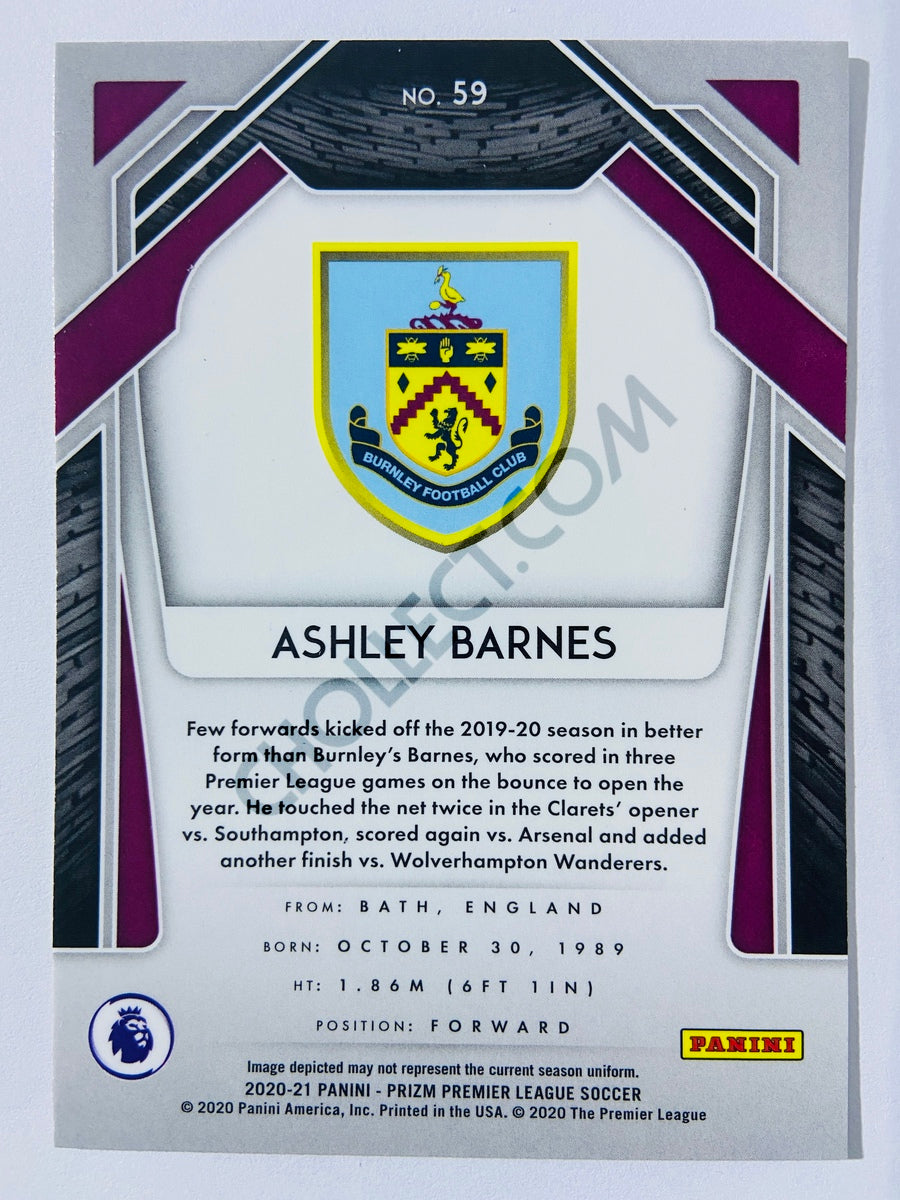 Ashley Barnes - Burnley 2020-21 Panini Prizm Premier League #59