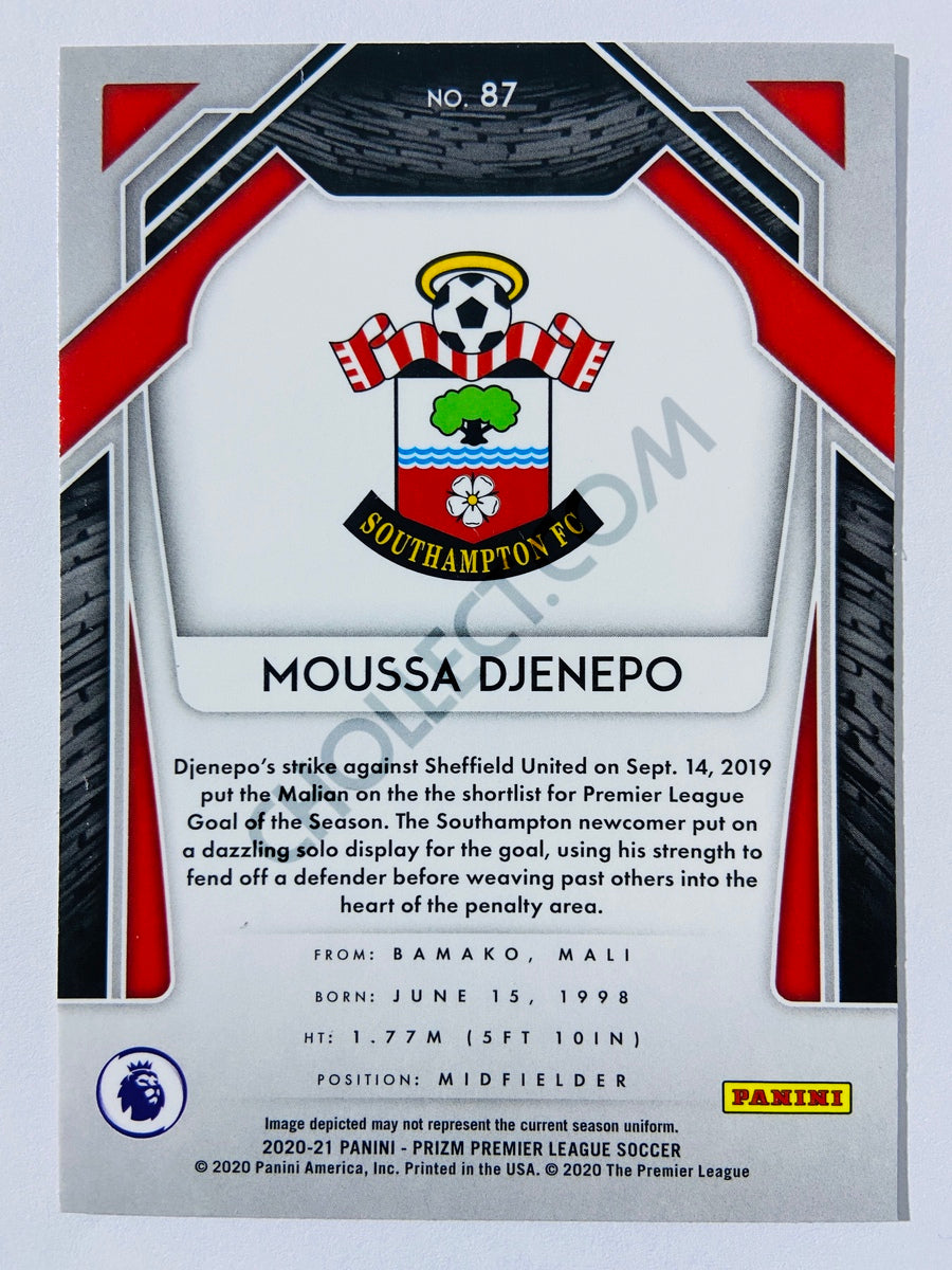 Moussa Djenepo - Southampton 2020-21 Panini Prizm Premier League #87