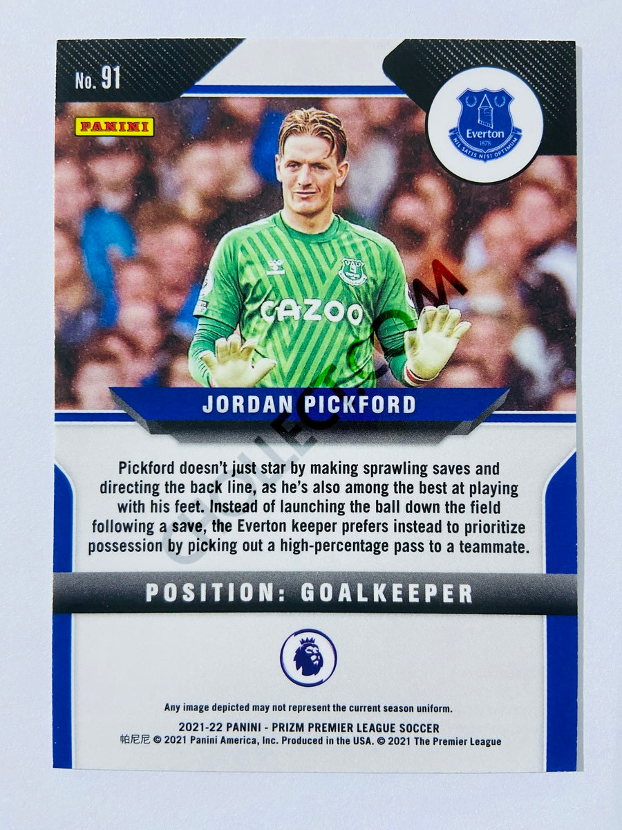 Jordan Pickford – Everton 2021-22 Panini Prizm Premier League #91