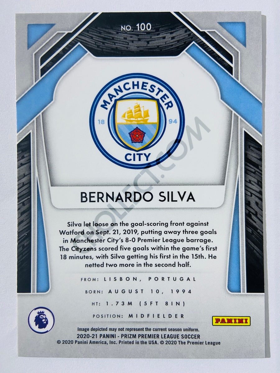 Bernardo Silva - Manchester City 2020-21 Panini Prizm Premier League #100