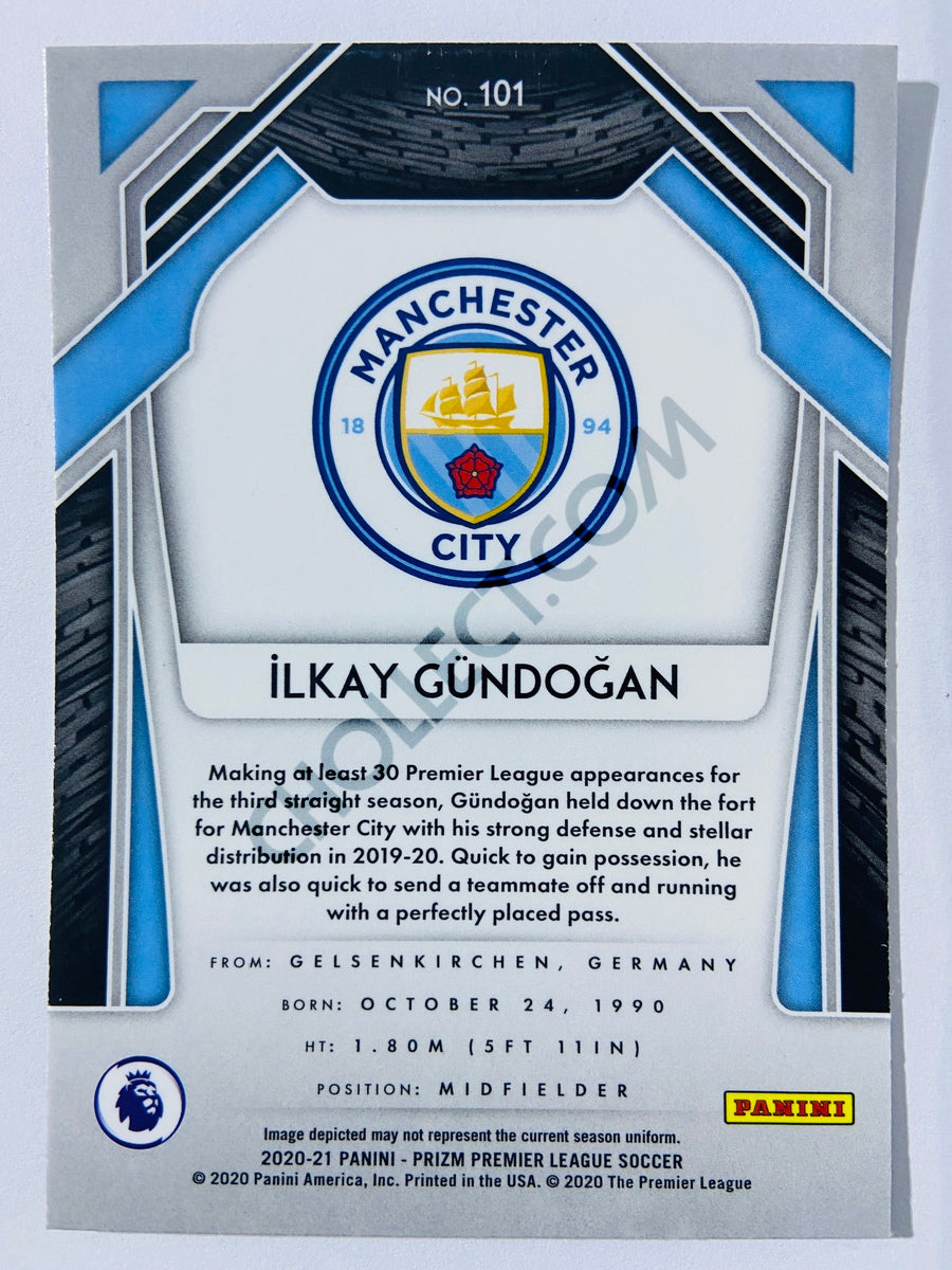 Ilkay Gundogan - Manchester City 2020-21 Panini Prizm Premier League #101