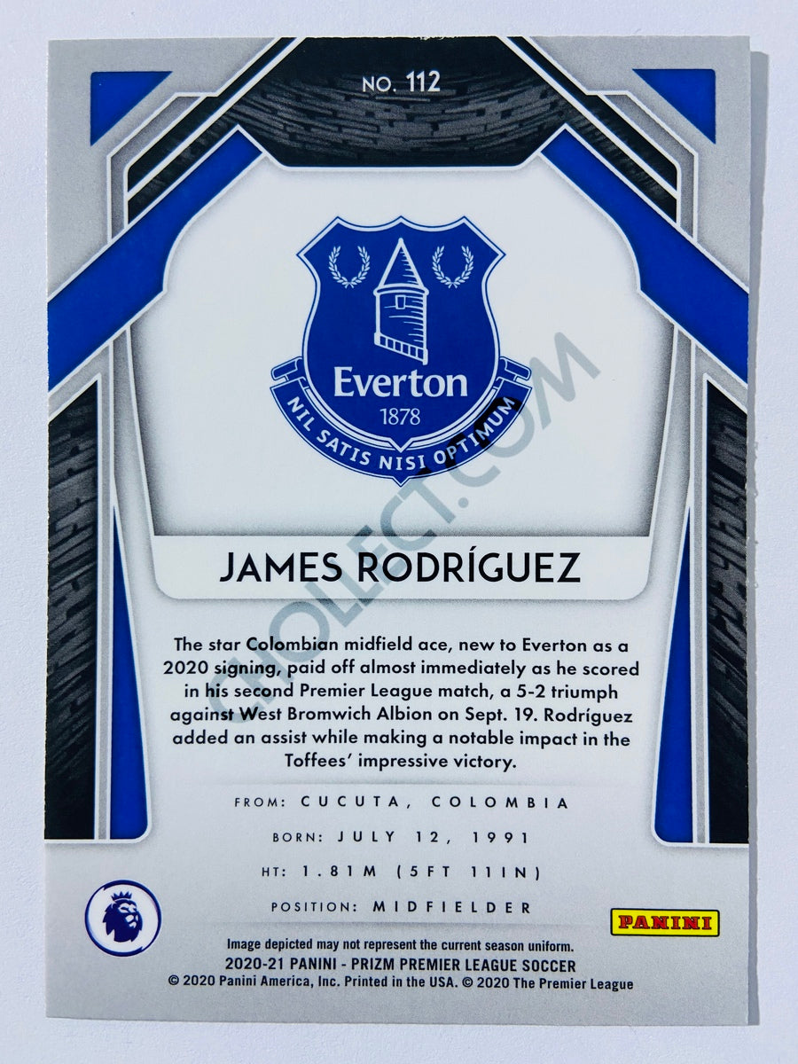 James Rodriguez - Everton 2020-21 Panini Prizm Premier League #112