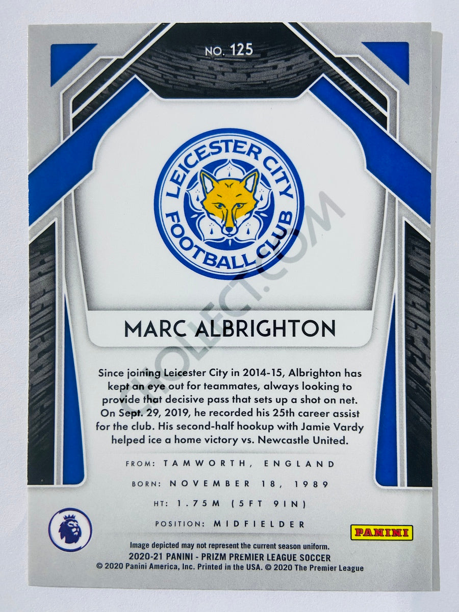 Marc Albrighton - Leicester City 2020-21 Panini Prizm Premier League #125