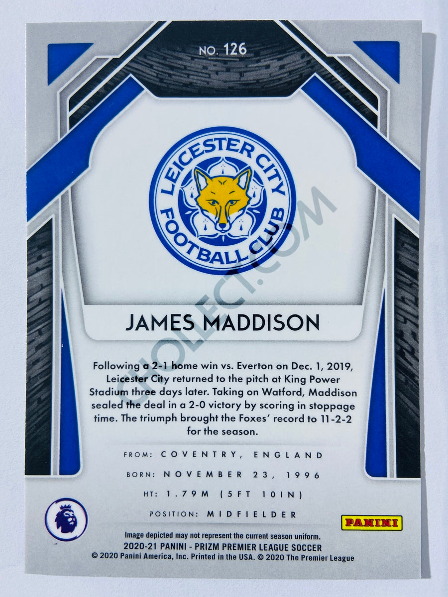 James Maddison - Leicester City 2020-21 Panini Prizm Premier League #126