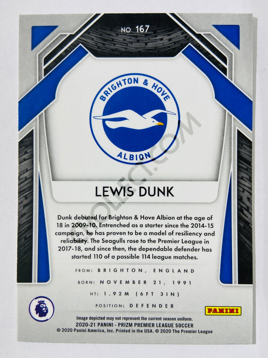 Lewis Dunk - Brighton & Hove Albion 2020-21 Panini Prizm Premier League #167