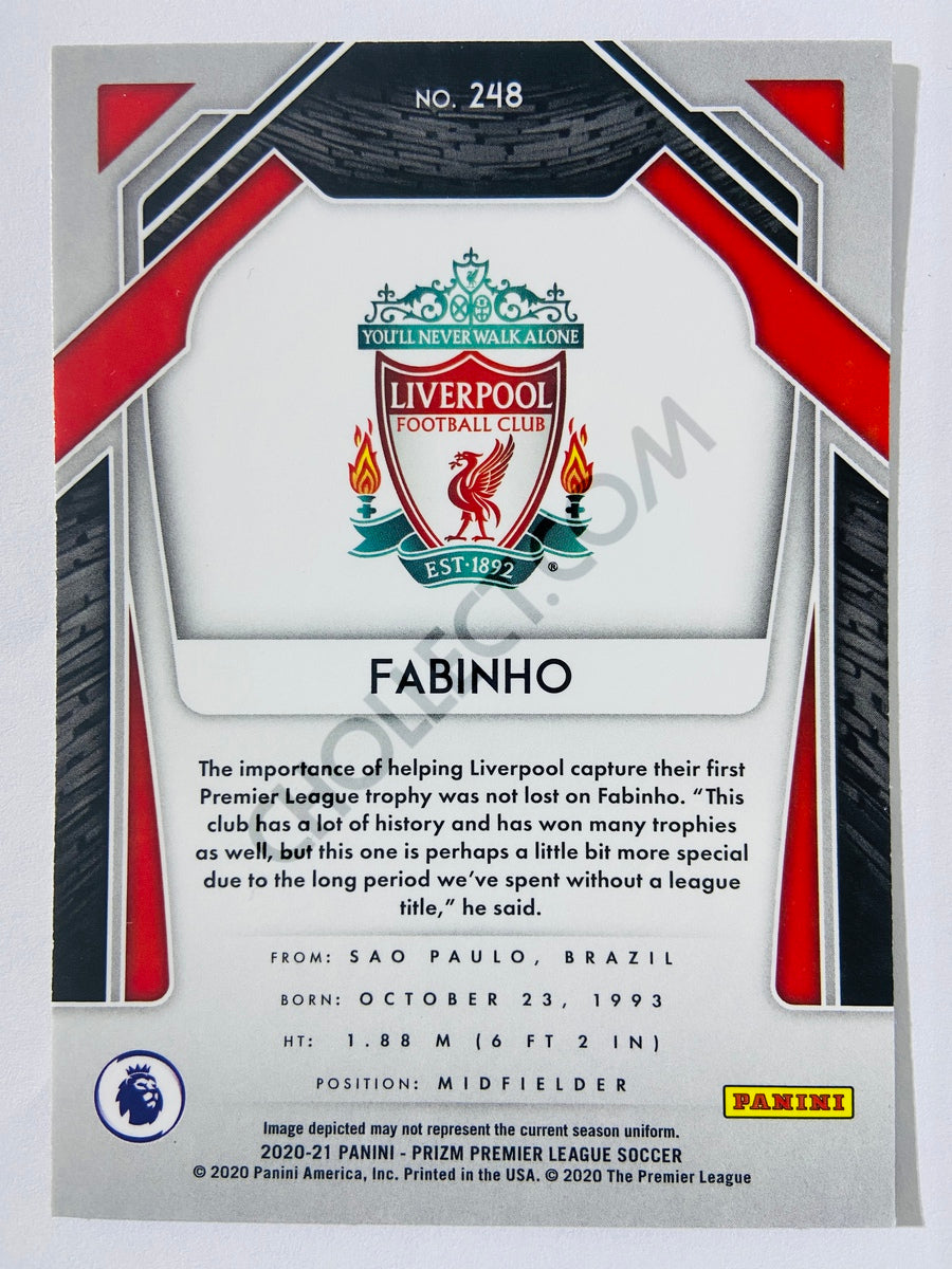 Fabinho - Liverpool FC 2020-21 Panini Prizm Premier League #248