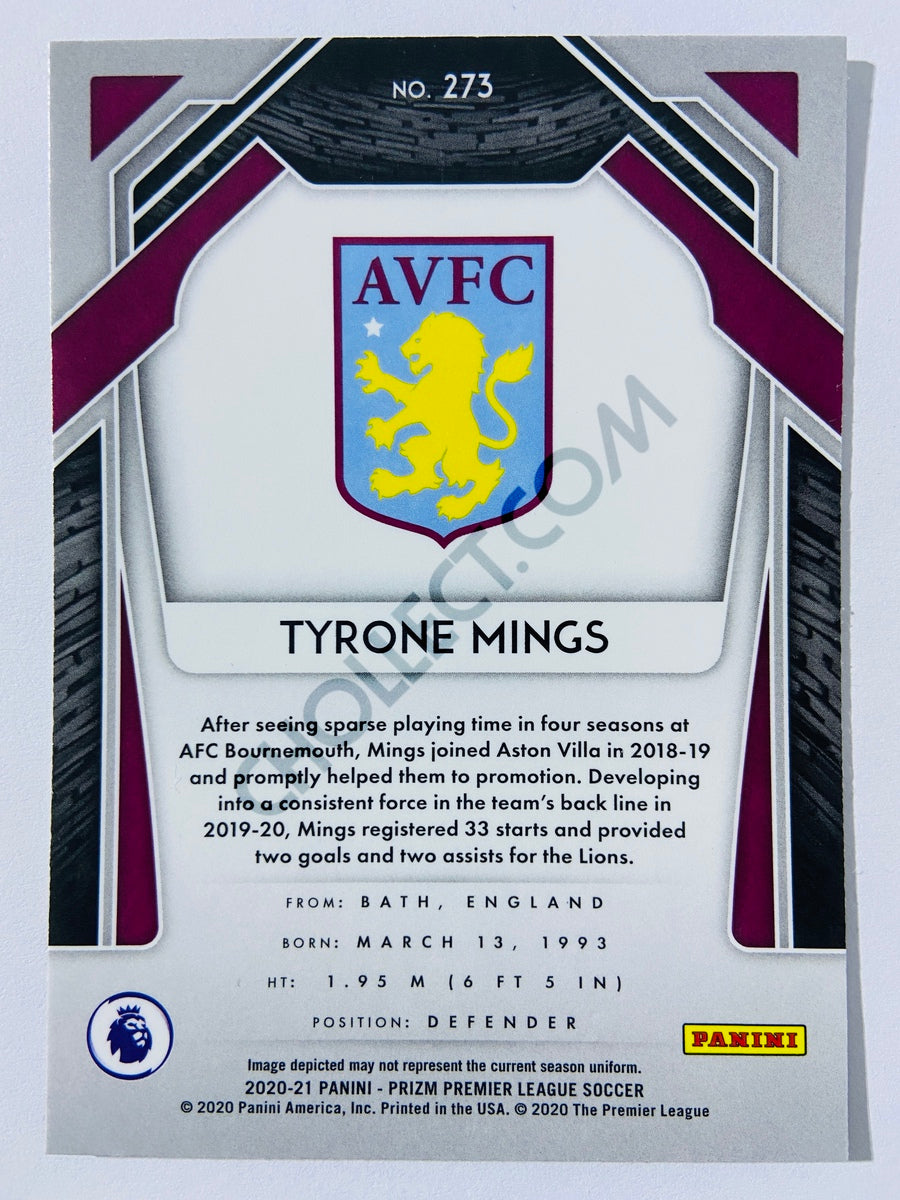 Tyrone Mings - Aston Villa 2020-21 Panini Prizm Premier League #273