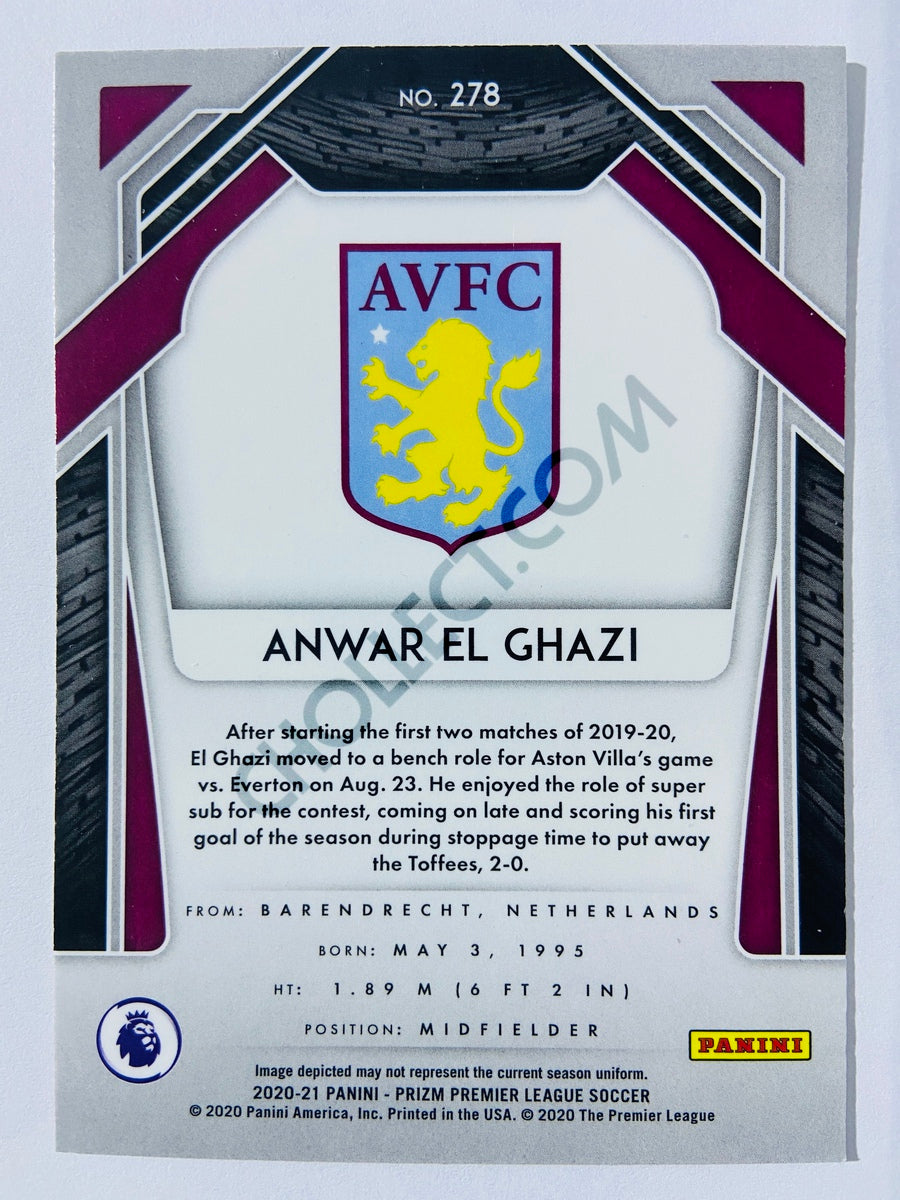 Anwar El Ghazi - Aston Villa 2020-21 Panini Prizm Premier League #278