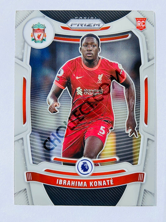 Ibrahima Konate - Liverpool FC 2021-22 Panini Prizm Premier League RC Rookie #80