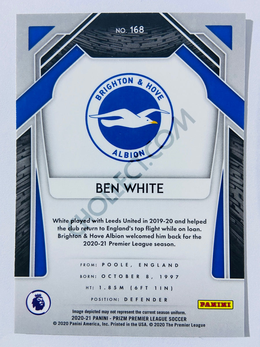 Ben White - Brighton & Hove Albion 2020-21 Panini Prizm Premier League RC Rookie #168