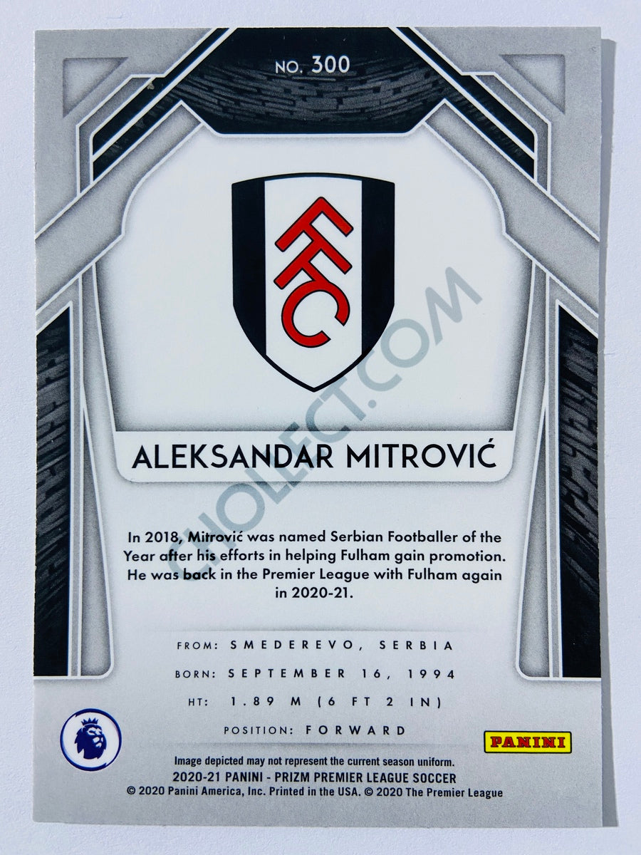 Aleksandar Mitrovic - Fulham 2020-21 Panini Prizm Premier League RC Rookie #300