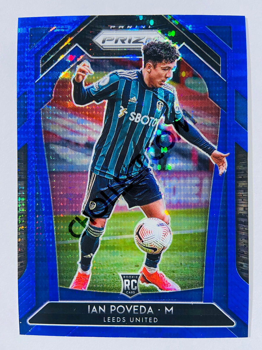 Ian Poveda - Leeds United 2020-21 Panini Prizm Premier League Blue Pulsar Parallel RC Rookie #205