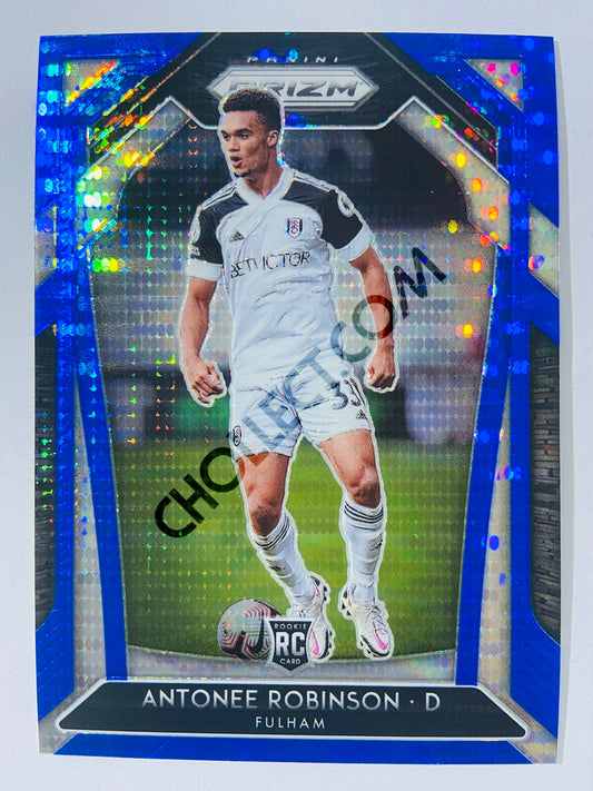 Antonee Robinson - Fulham 2020-21 Panini Prizm Premier League Blue Pulsar Parallel RC Rookie #296