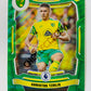 Christos Tzolis - Norwich City 2021-22 Panini Prizm Premier League Green Wave RC Rookie #173