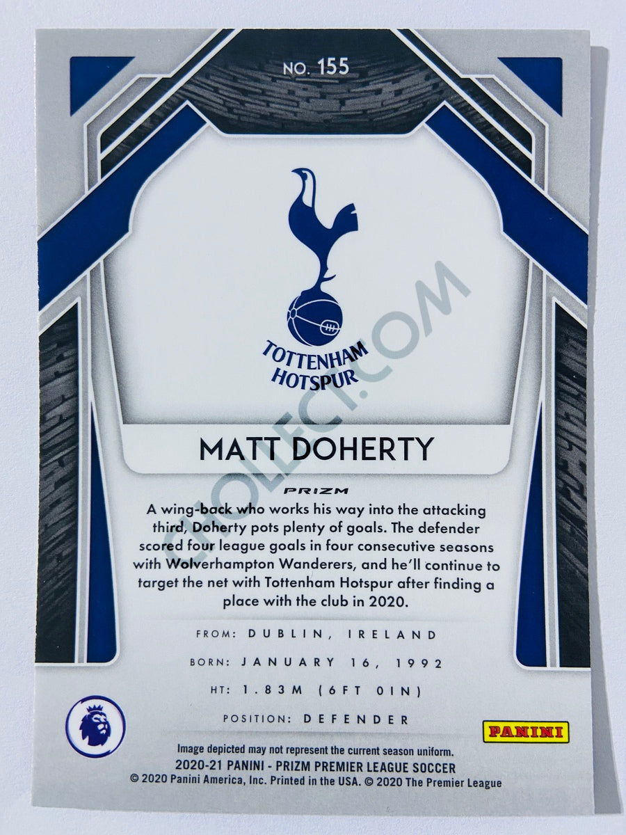 Matt Doherty - Tottenham Hotspur 2020-21 Panini Prizm Premier League Red Pulsar Parallel #155