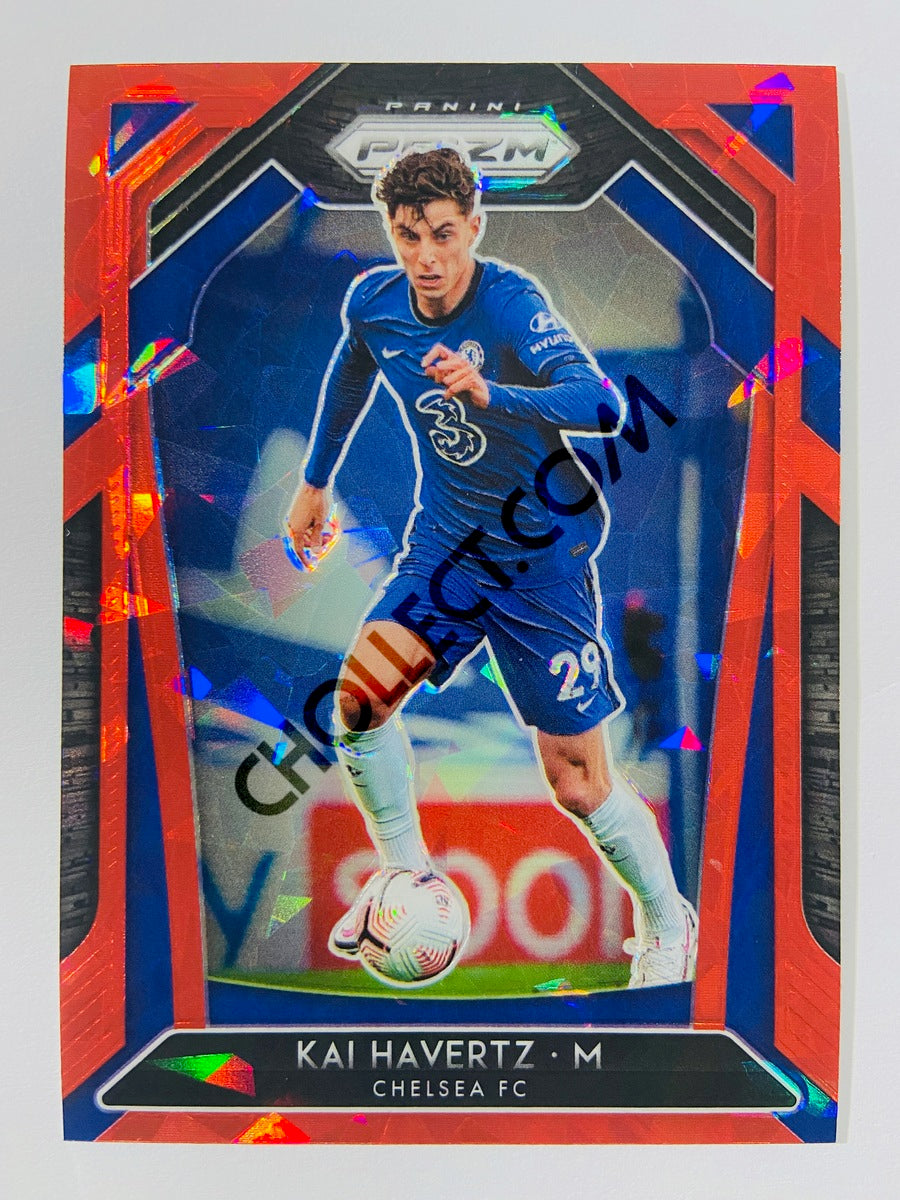 Kai Havertz - Chelsea FC 2020-21 Panini Prizm Premier League Red Ice #216