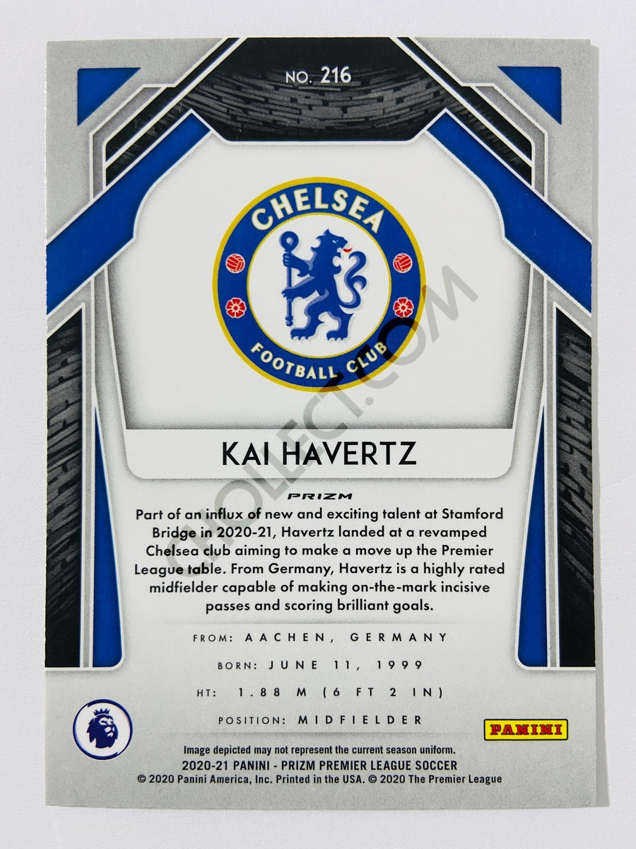 Kai Havertz - Chelsea FC 2020-21 Panini Prizm Premier League Red Ice #216