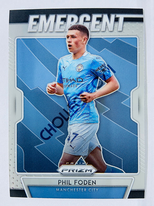 Phil Foden - Manchester City 2020-21 Panini Prizm Premier League Emergent Insert #7