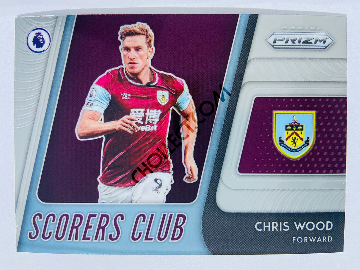 Chris Wood - Burnley 2020-21 Panini Prizm Premier League Scorers Club #4