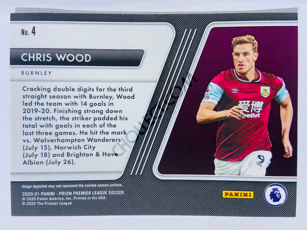 Chris Wood - Burnley 2020-21 Panini Prizm Premier League Scorers Club #4