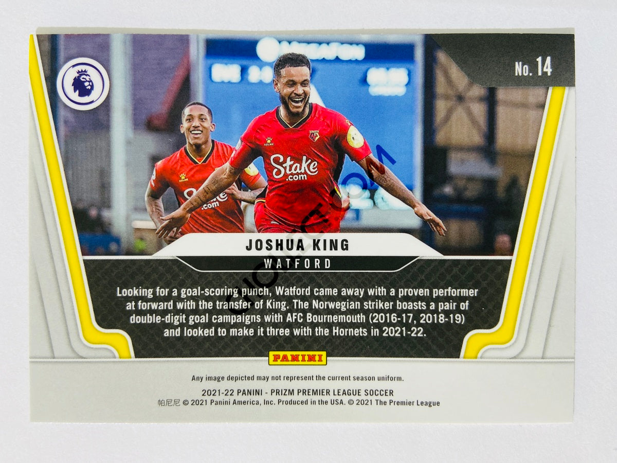 Joshua King – Watford 2021-22 Panini Prizm Premier League Widescreen Insert #14