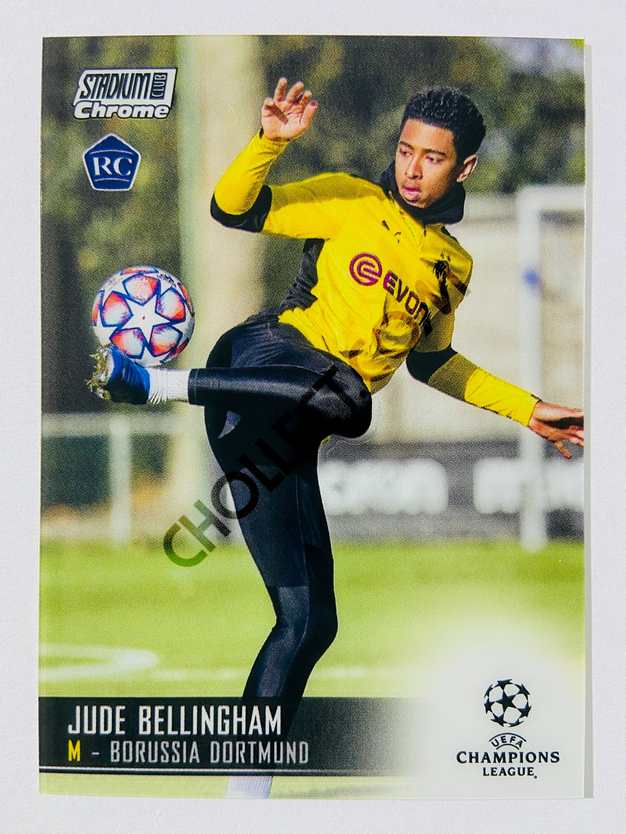Jude Bellingham - Borussia Dortmund 2020-21 Topps Stadium Club Chrome UCL RC Rookie #54