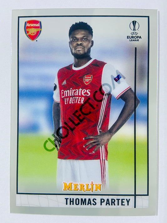 Thomas Partey - Arsenal FC 2020-21 Topps UEFA Europa League Merlin #2