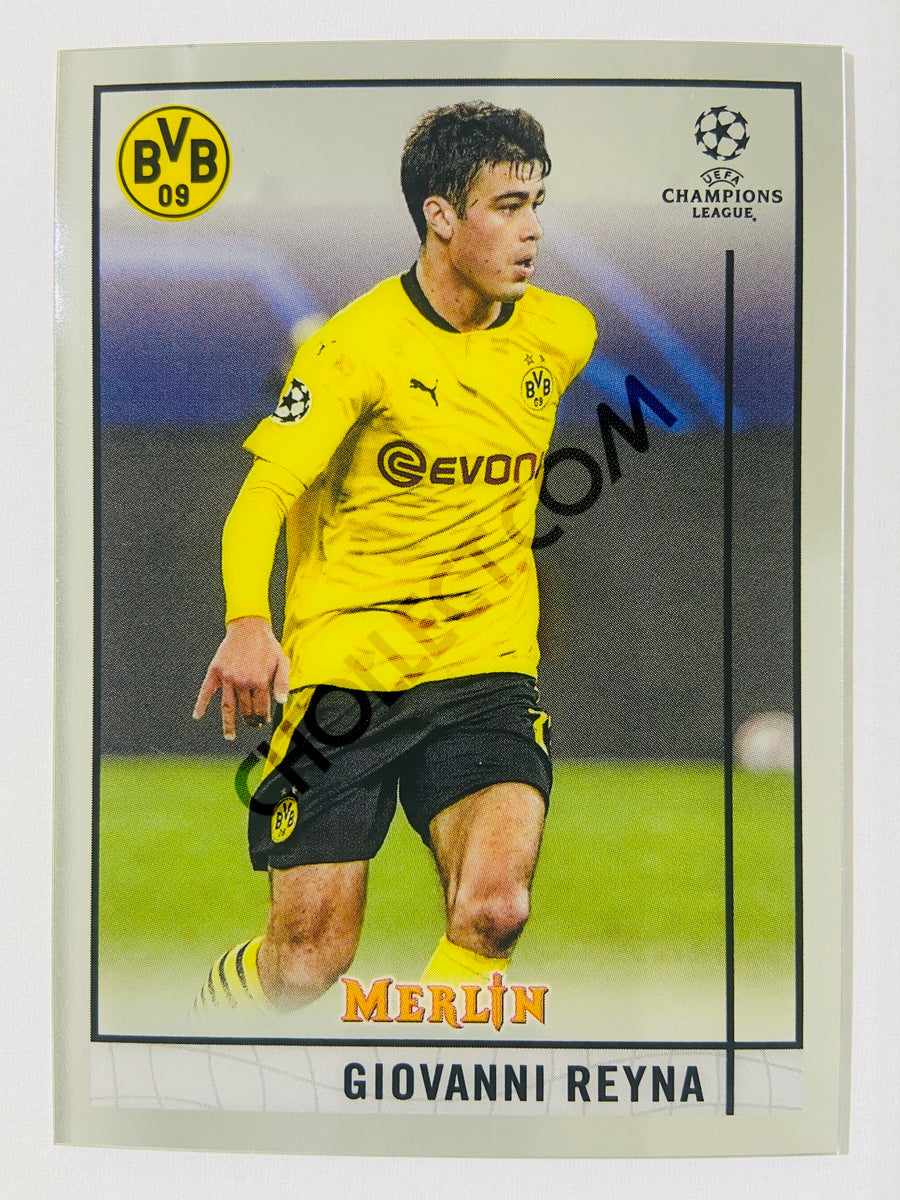 Giovanni Reyna - Borrusia Dortmund 2020-21 Topps UEFA Champions League Merlin #11