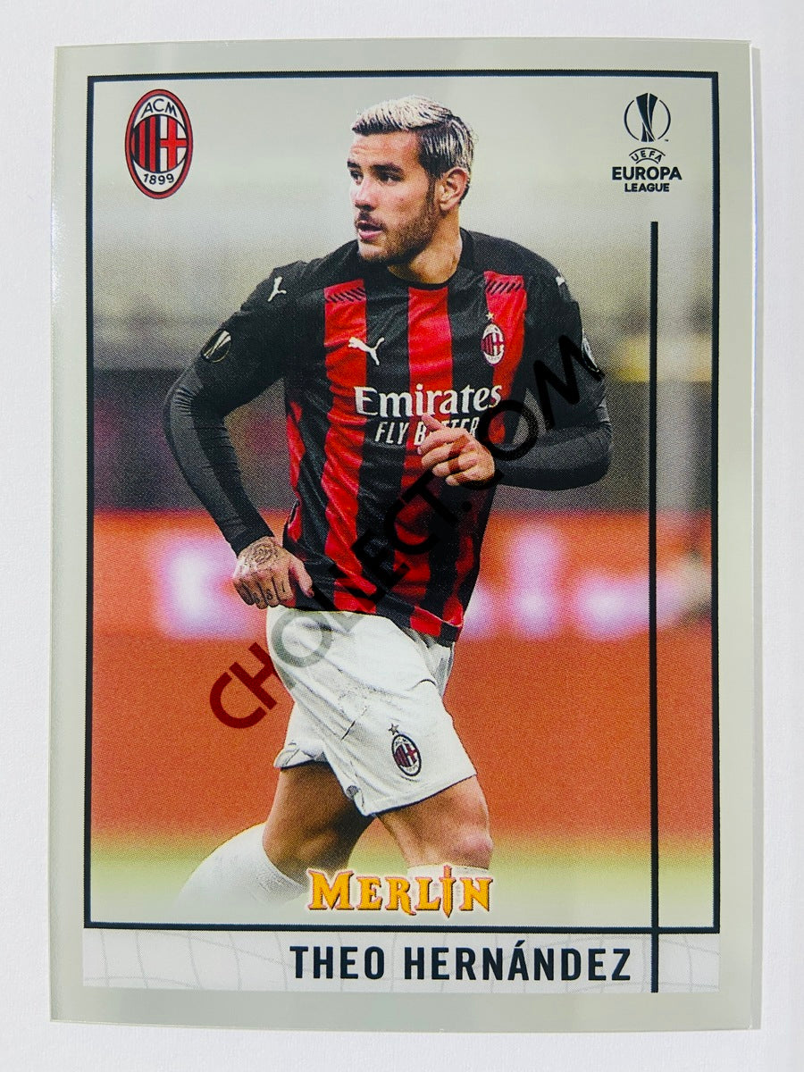 Theo Hernandez - AC Milan 2020-21 Topps UEFA Champions League Merlin #46