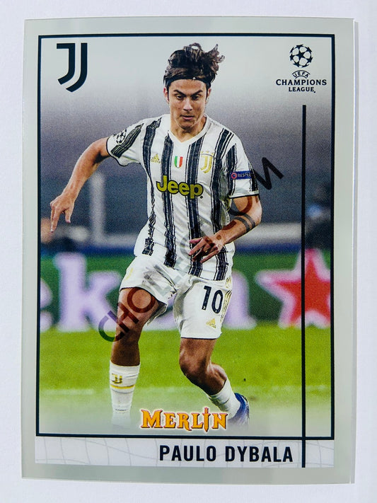 Paulo Dybala - Juventus 2020-21 Topps UEFA Champions League Merlin #54