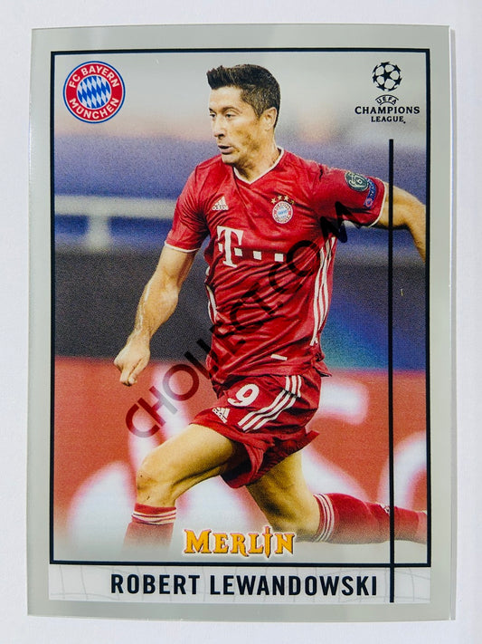 Robert Lewandowski - FC Bayern Munich 2020-21 Topps UEFA Champions League Merlin #66