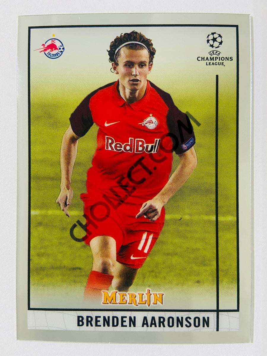 Brenden Aaronson - FC Salzburg 2020-21 Topps UEFA Champions League Merlin #76