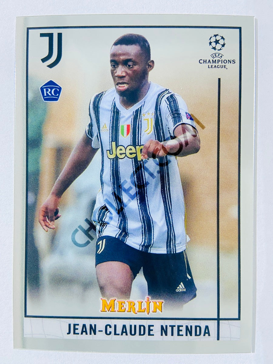 Jean-Claude Ntenda - Juventus 2020-21 Topps UEFA Champions League Merlin RC Rookie #5