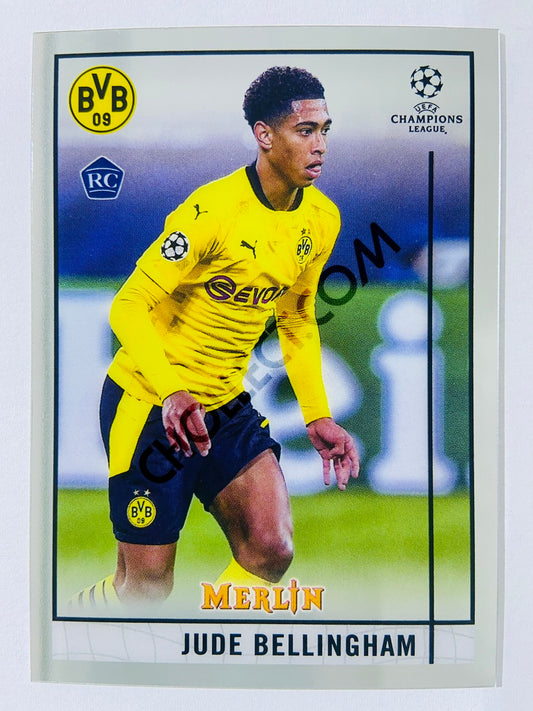 Jude Bellingham - Borussia Dortmund 2020-21 Topps UEFA Champions League Merlin RC Rookie #31