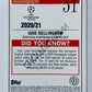 Jude Bellingham - Borussia Dortmund 2020-21 Topps UEFA Champions League Merlin RC Rookie #31